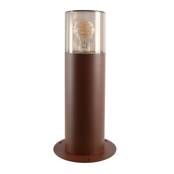 Modern udendørslampe rustfarvet, Sanel, IP44
