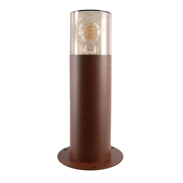 Modern udendørslampe rustfarvet, Sanel, IP44