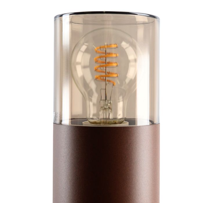 Modern udendørslampe rustfarvet, Sanel, IP44