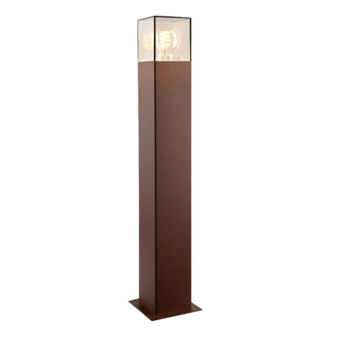 Modern udendørslampe rustfarvet, Sanel, IP44