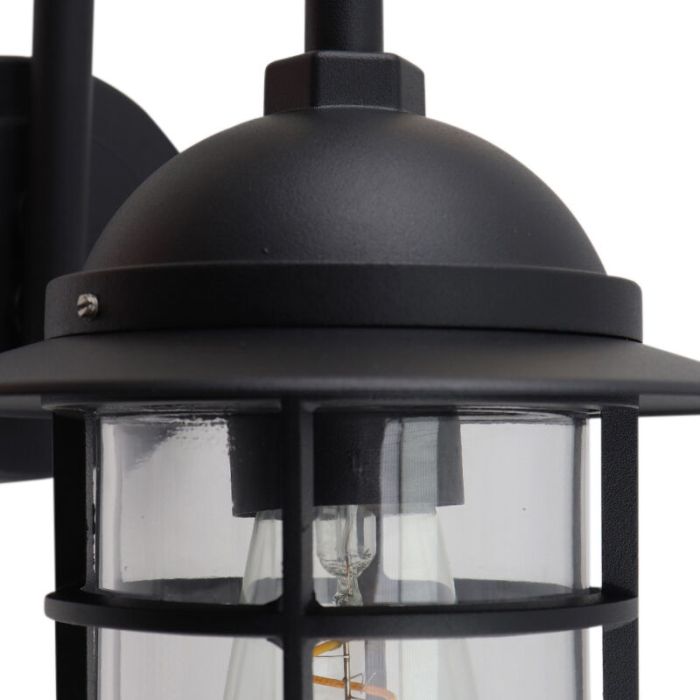 Klassisk udendørslampe sort, Havana, IP54