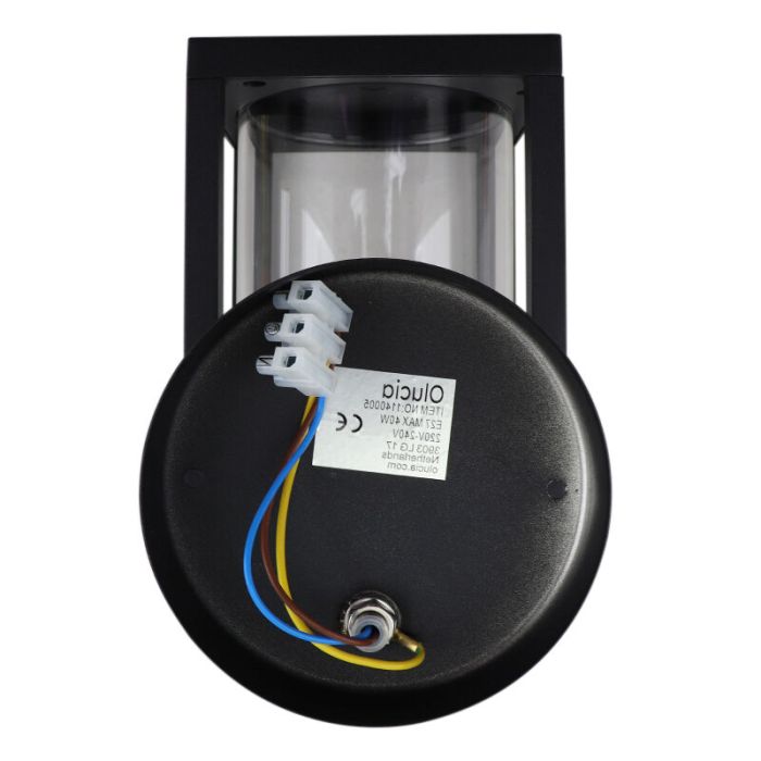 Modern udendørslampe sort, Amalie, IP54