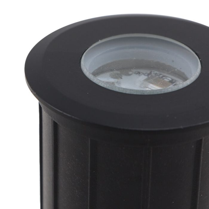 Aluminium nedgravningsspot sort, Catamarca, 3W, 2700K LED, IP68