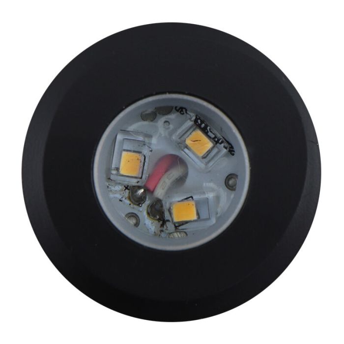 Aluminium nedgravningsspot sort, Catamarca, 3W, 2700K LED, IP68