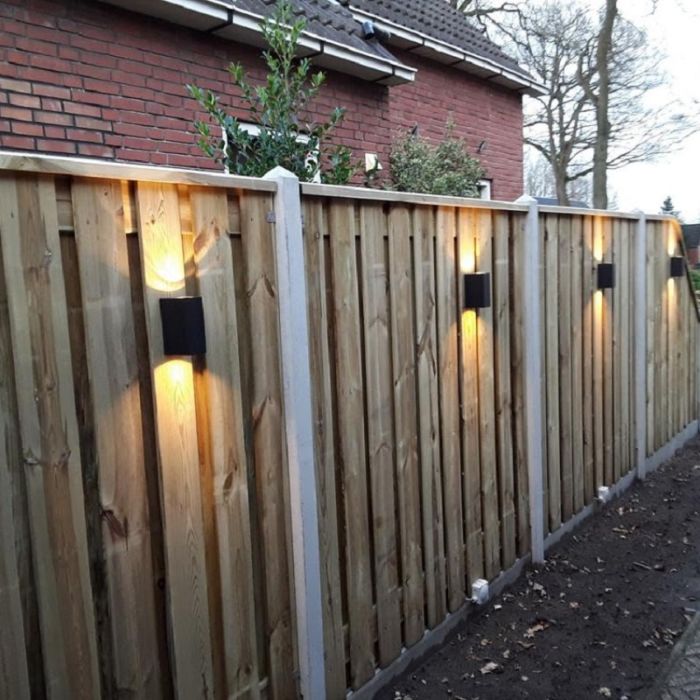 Modern udendørslampe sort, Corella, IP44