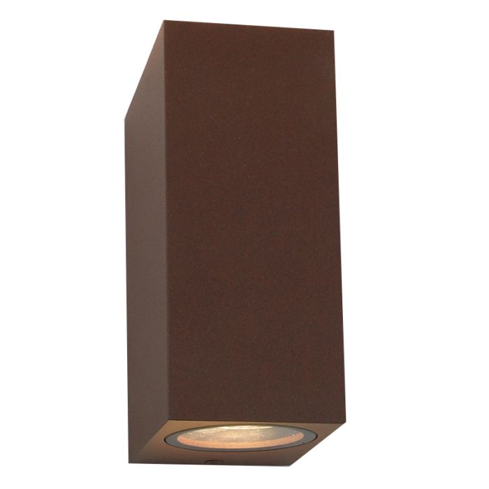 Modern udendørslampe rustfarvet, Corella, IP44