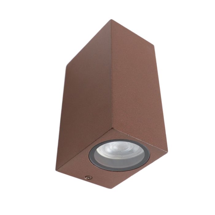 Modern udendørslampe rustfarvet, Corella, IP44