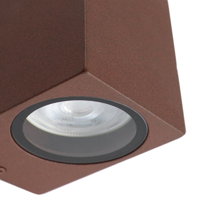 Modern udendørslampe rustfarvet, Corella, IP44