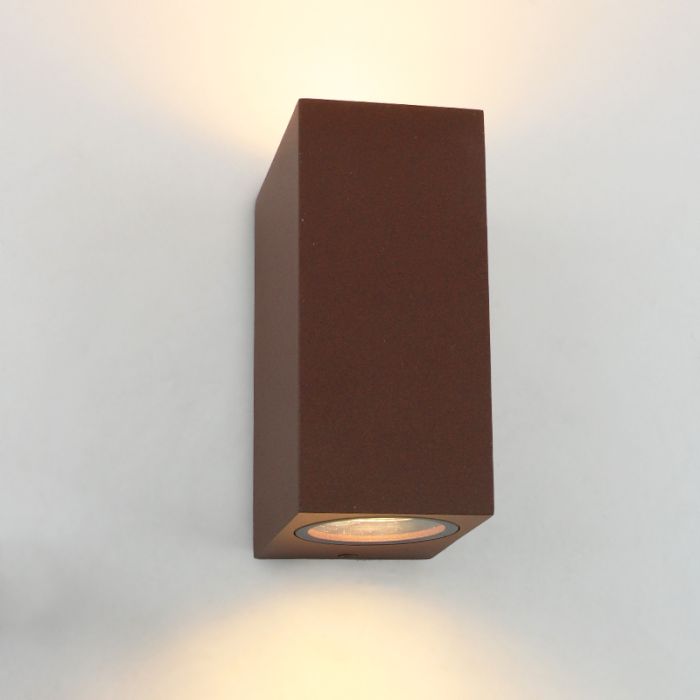 Modern udendørslampe rustfarvet, Corella, IP44