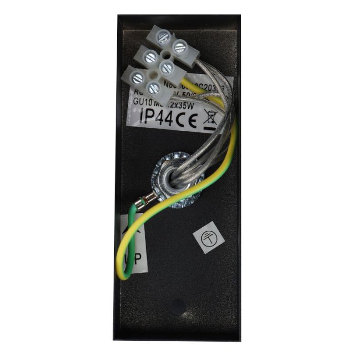 Modern udendørslampe sort, Pedro, IP44