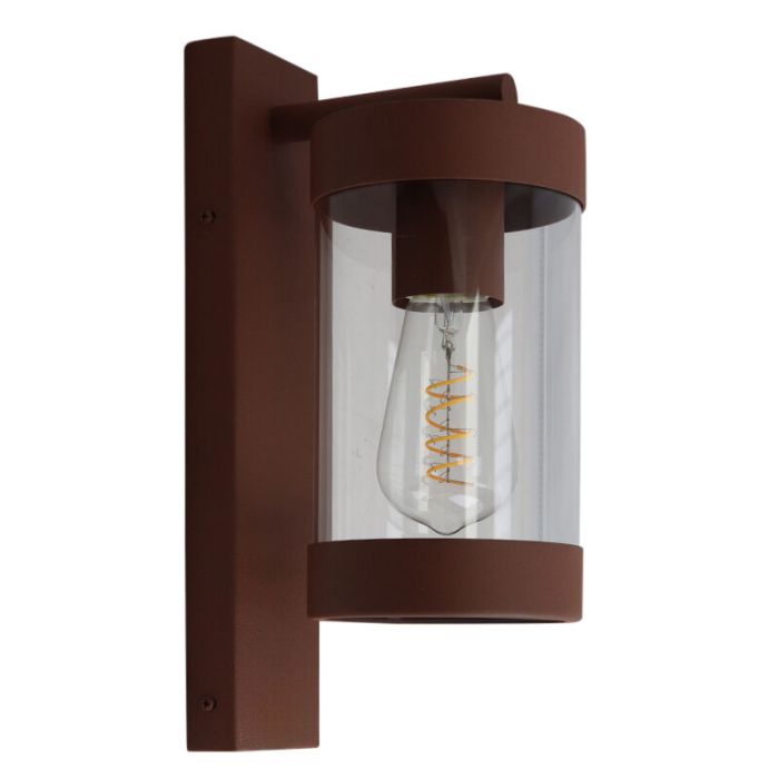Modern udendørslampe rustfarvet, Musa, IP44