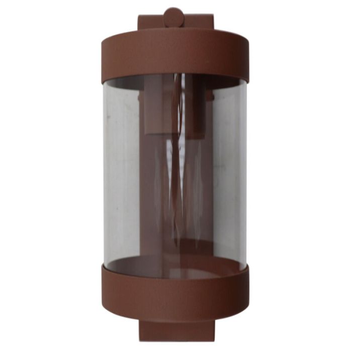 Modern udendørslampe rustfarvet, Musa, IP44