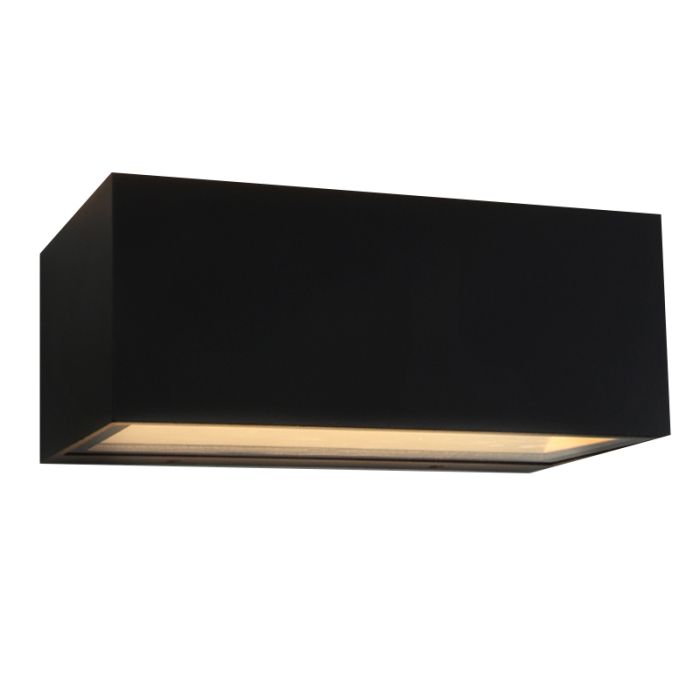 Modern udendørslampe sort, Cailey, 10W, 3000K LED, IP54
