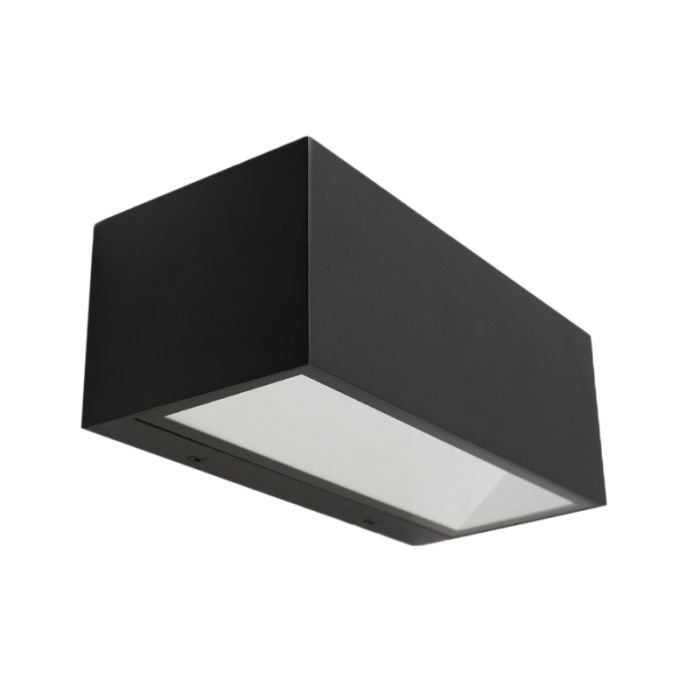 Modern udendørslampe sort, Cailey, 10W, 3000K LED, IP54