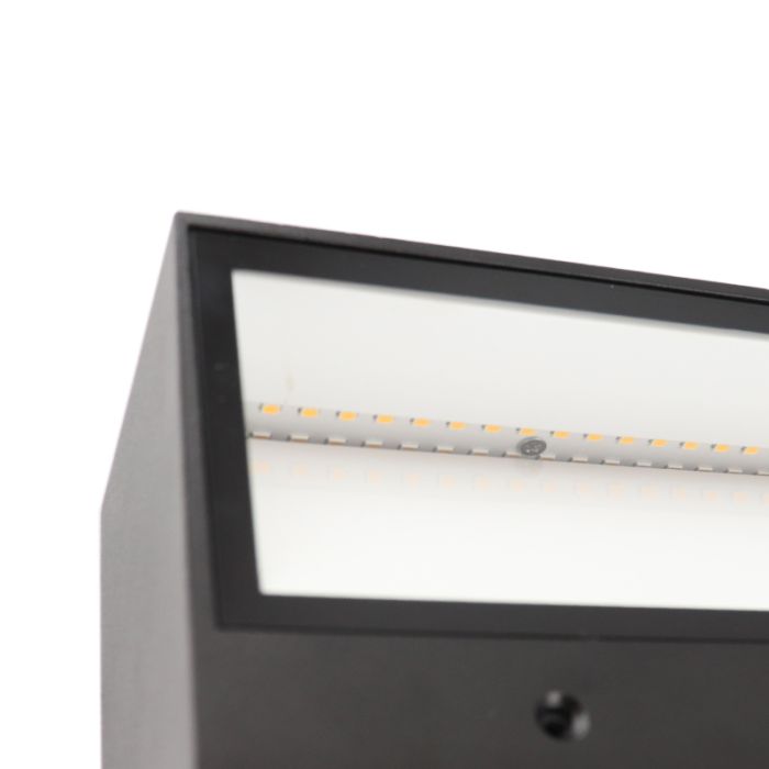 Modern udendørslampe sort, Cailey, 10W, 3000K LED, IP54