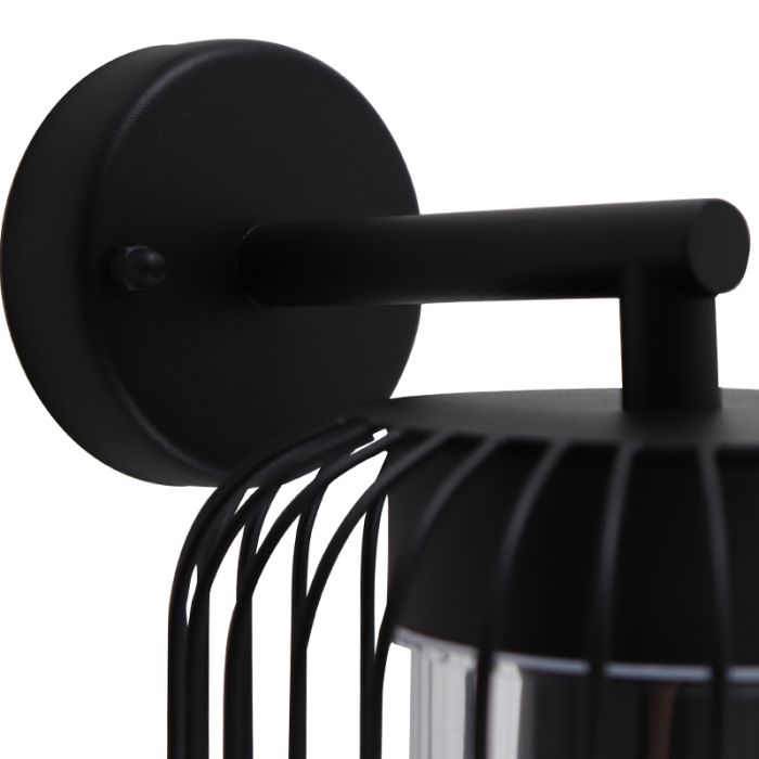 Modern udendørslampe sort, Enya, IP44