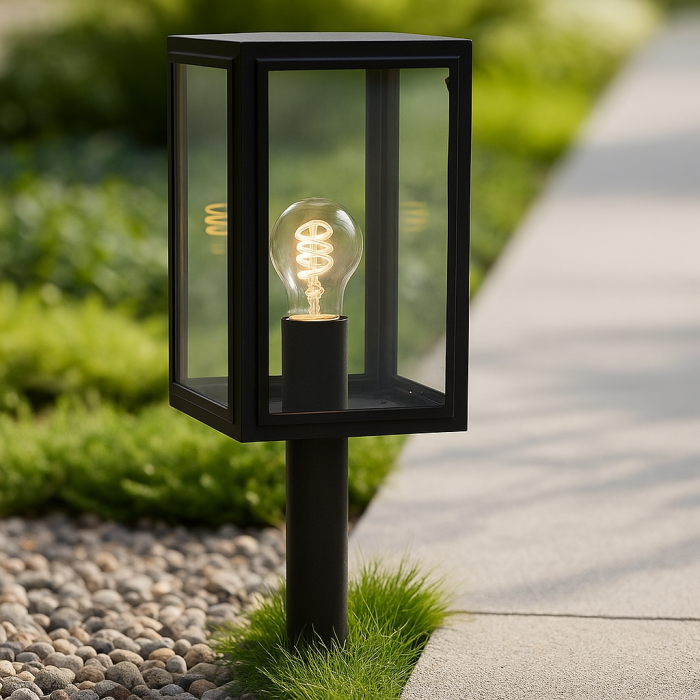 Modern udendørslampe sort, Sidney, IP44