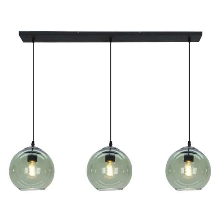 Design pendler lampe grøn, Giada