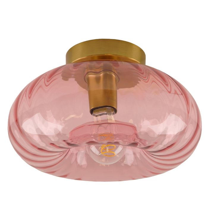 Retro loftlampe lyserød, Diane