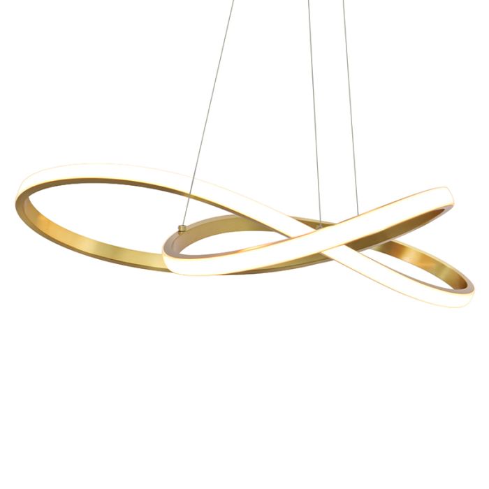 Design pendler lampe messing, Tanya