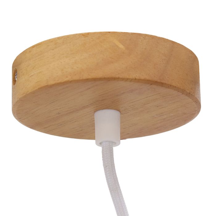 Rustik pendler lampe lyserød, Freddie
