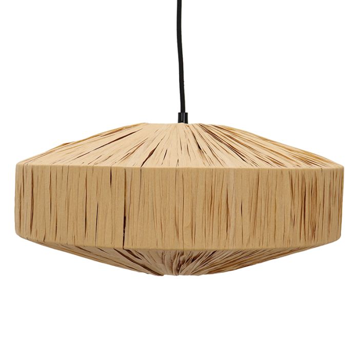 Papir pendler lampe brun, Daisy