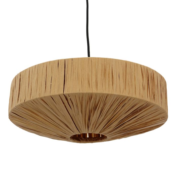 Papir pendler lampe brun, Daisy