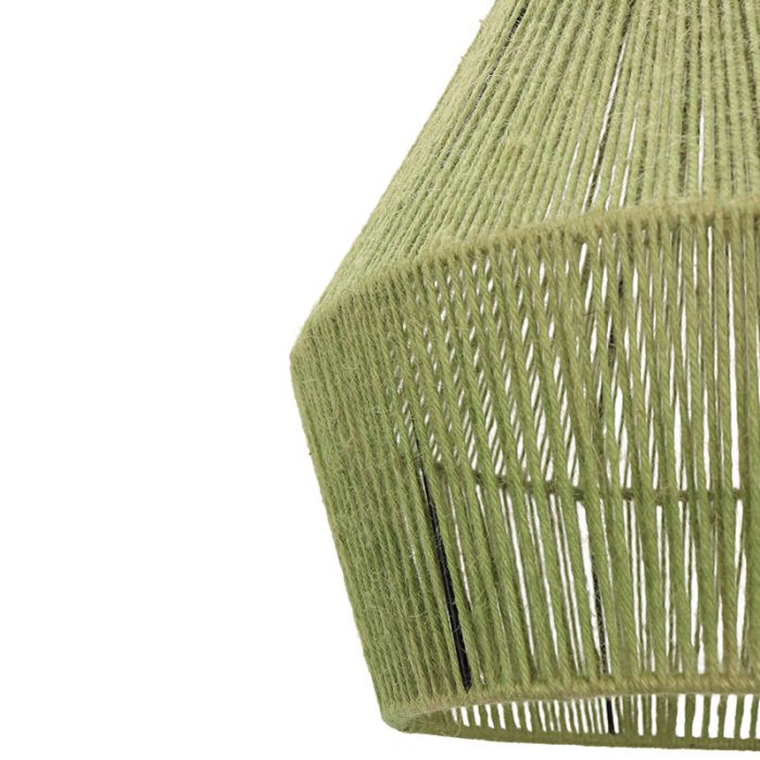 Rustik pendler lampe grøn, Holly