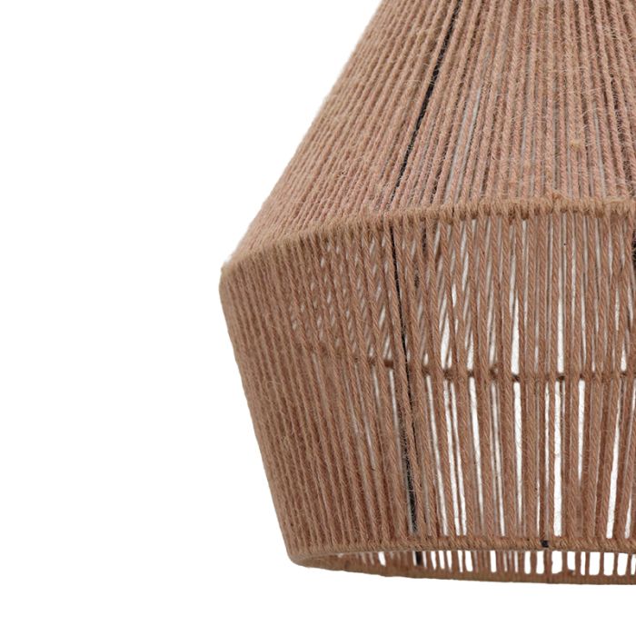 Rustik pendler lampe lyserød, Holly