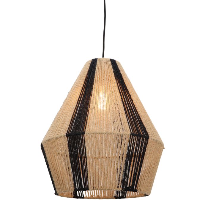 Rustik pendler lampe brun, Holly