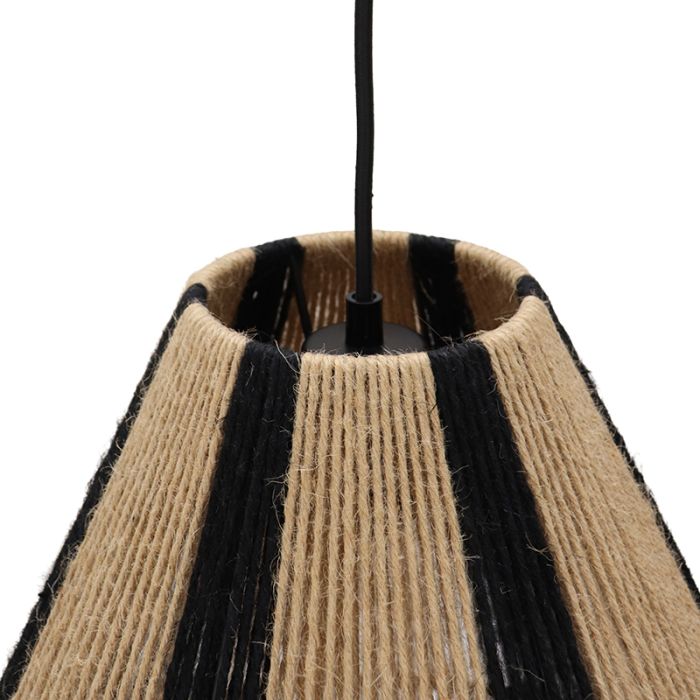 Rustik pendler lampe brun, Holly