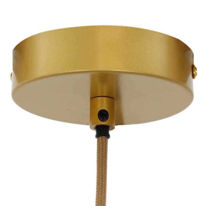 Design pendler lampe guld, Sep