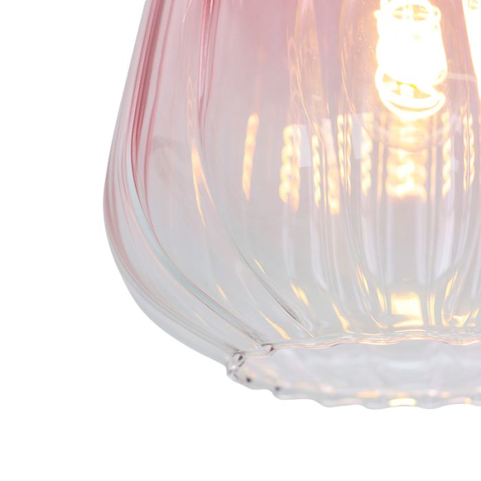 Design pendler lampe lyserød, Sue