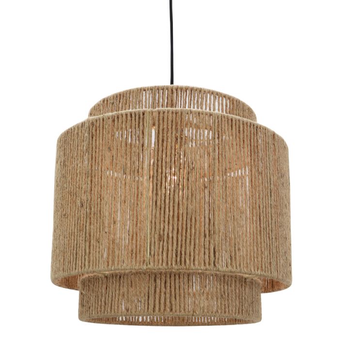 Rustik pendler lampe brun, Sanny