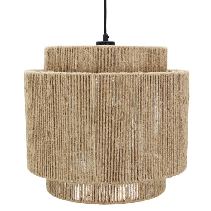Rustik pendler lampe brun, Sanny
