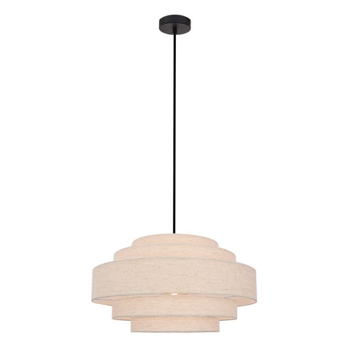 Modern pendler lampe beige, Timmy