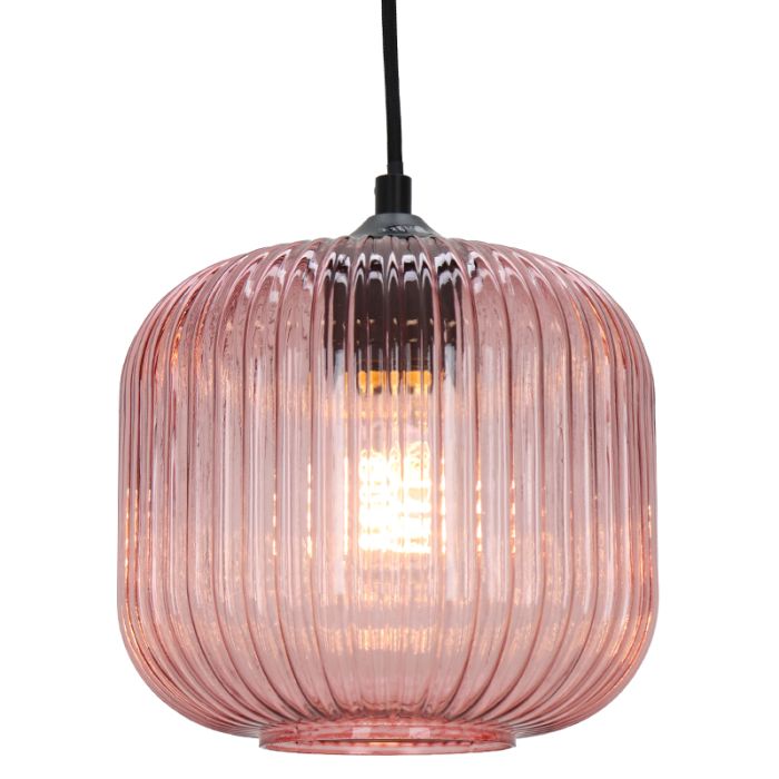 Design pendler lampe lyserød, Charlois