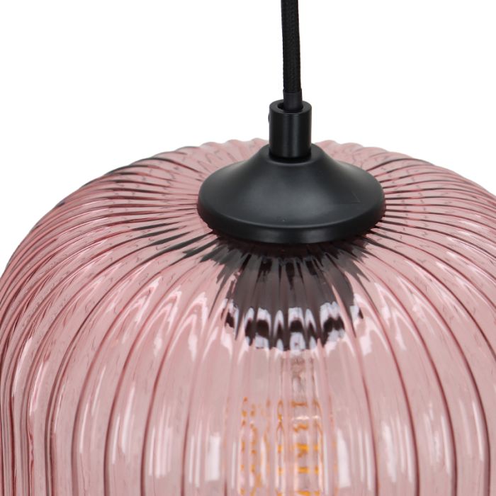 Design pendler lampe lyserød, Charlois