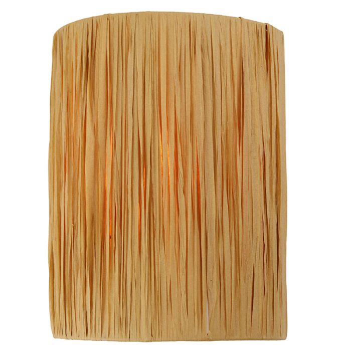 Papir væglampe brun, Daisy, med brytare