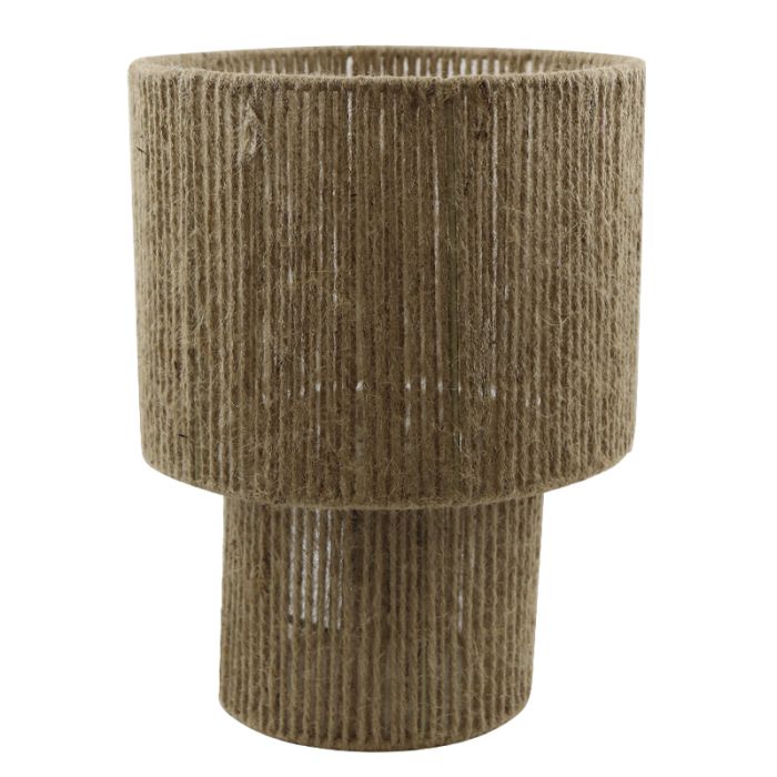 Rustik bordlampe brun, Sanny, med brytare