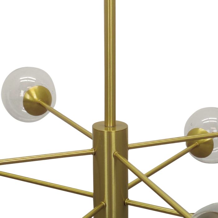 Design pendler lampe guld, Kaily