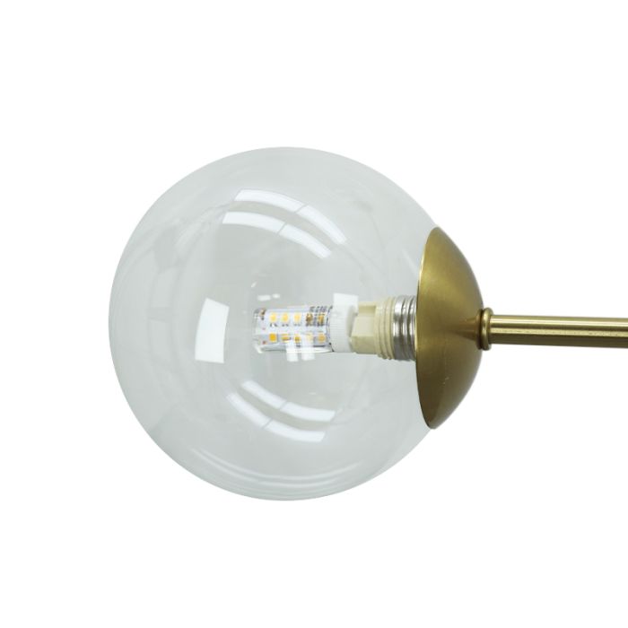 Design pendler lampe guld, Kaily