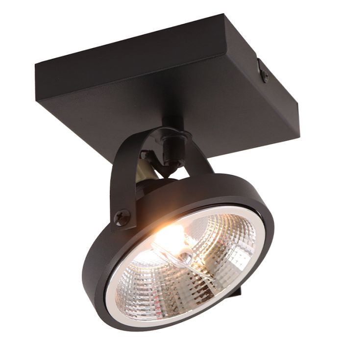 Modern loftlampe sort, Morris