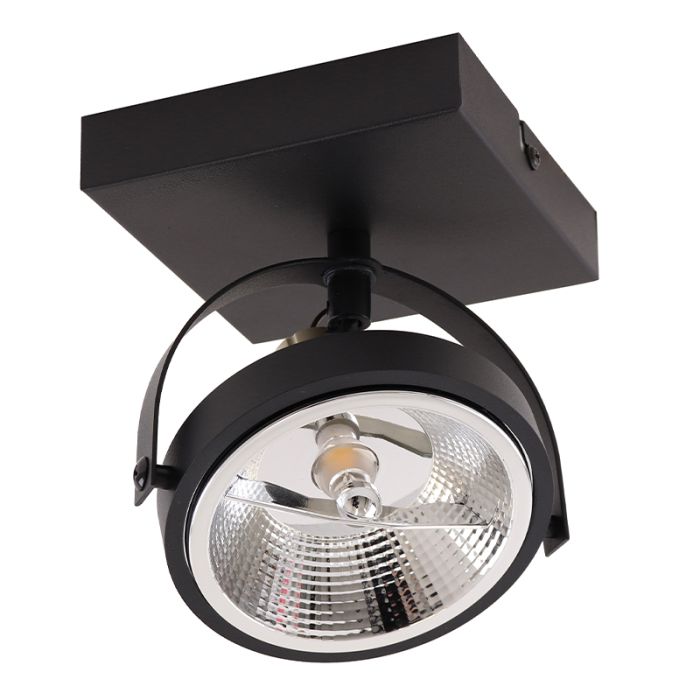 Modern loftlampe sort, Morris