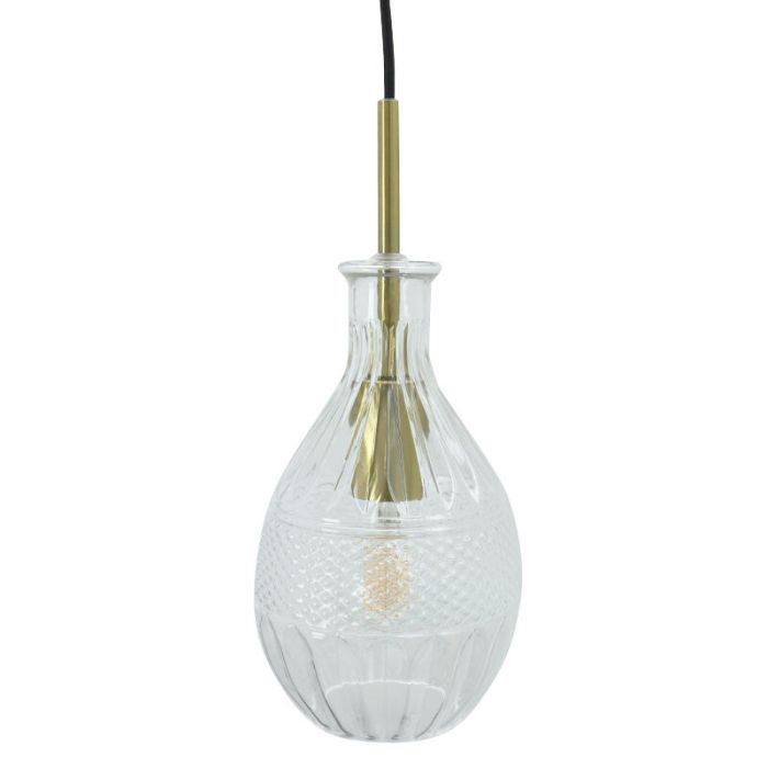 Design pendler lampe gennemsigtig, Danny