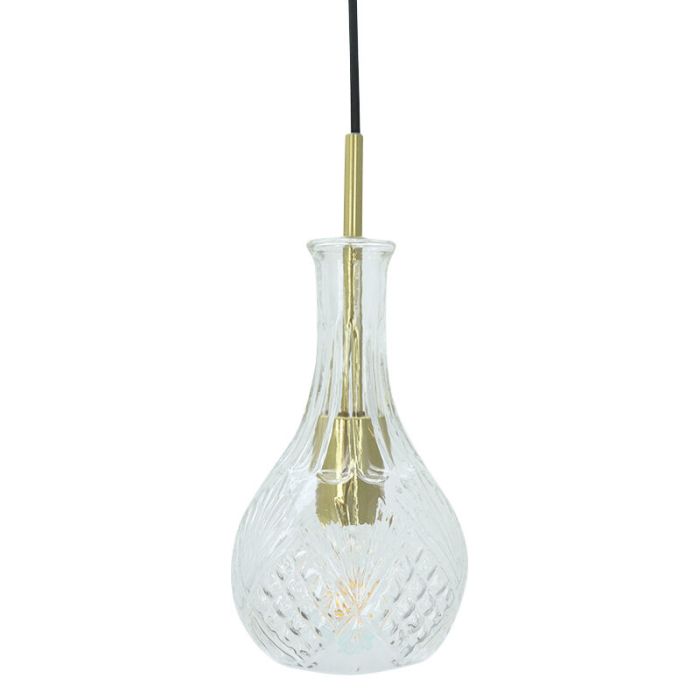 Design pendler lampe gennemsigtig, Danny