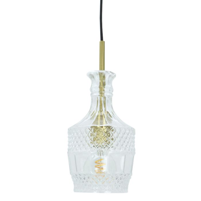 Design pendler lampe gennemsigtig, Danny