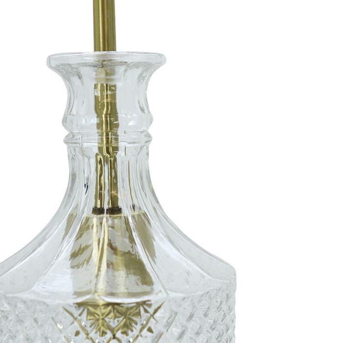 Design pendler lampe gennemsigtig, Danny