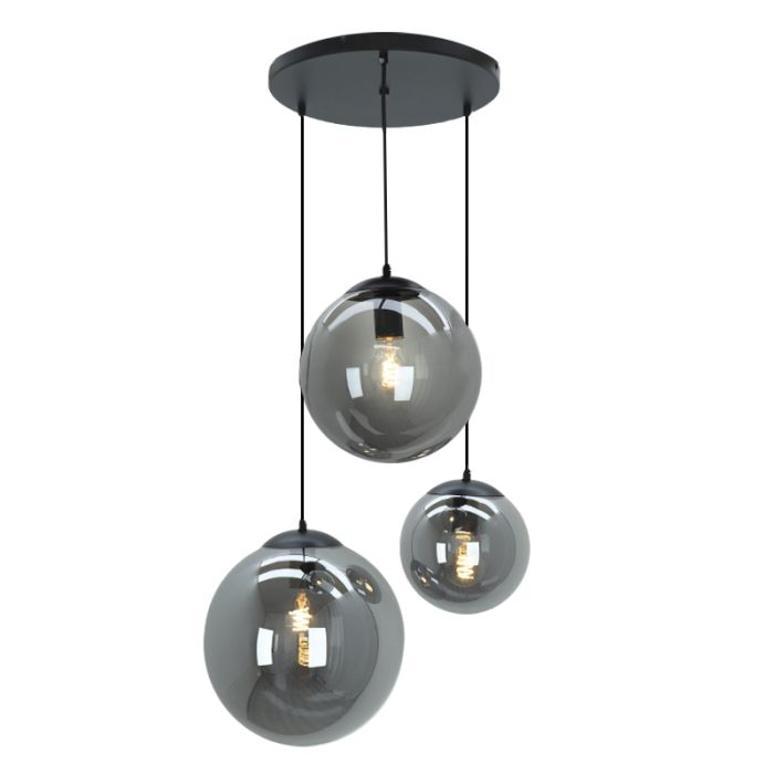 Design pendler lampe sort, Dolf