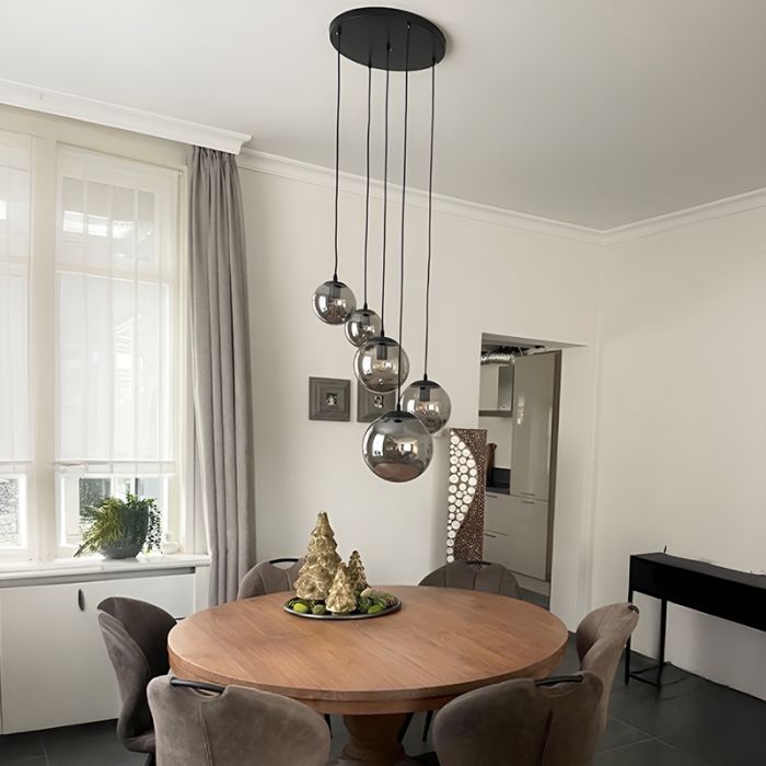 Design pendler lampe sort, Dolf